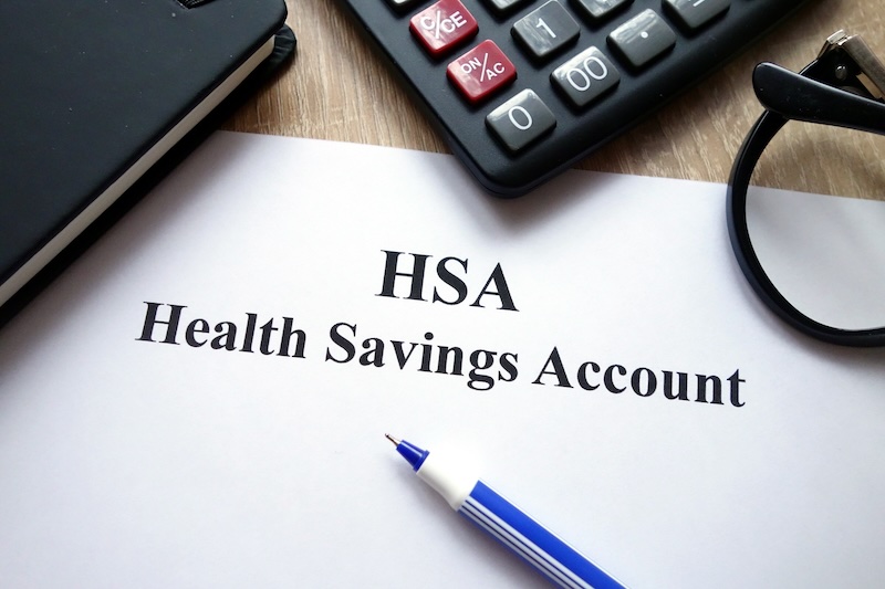 Picture of Health Savings Account typed out on paper